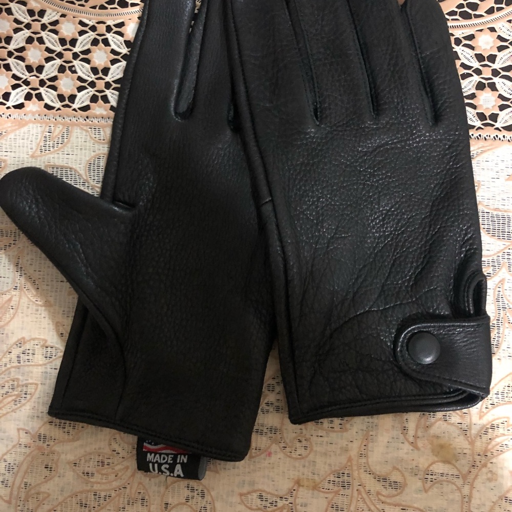 Brand new genuine deerskin leather motorcycle glov - Picture 2 of 4